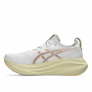 Asics Gel Nimbus 27 Men White Fawn נעלי ריצה ג`ל נימבוס 27 לגברים