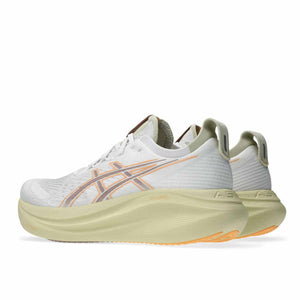 Asics Gel Nimbus 27 Men White Fawn נעלי ריצה ג`ל נימבוס 27 לגברים