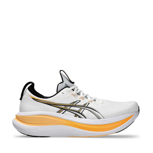 Asics Gel Nimbus 28 Men White Stadium Orange נעלי ריצה ג'ל נימבוס 28 לגברים