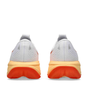 Asics Gel Cumulus 28 Men White Energy Orange נעלי ריצה ג'ל קומולוס 28 לגברים