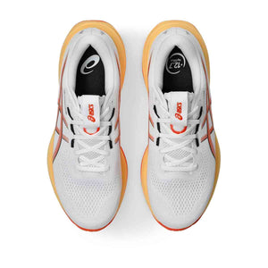 Asics Gel Cumulus 28 Men White Energy Orange נעלי ריצה ג'ל קומולוס 28 לגברים