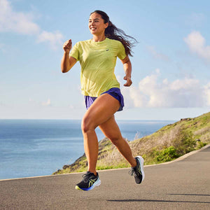 Asics Gel Kayano 30 Women Black Glow Yellow נעלי אסיקס קיאנו 30 לנשים