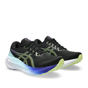 Asics Gel Kayano 30 Women Black Glow Yellow נעלי אסיקס קיאנו 30 לנשים