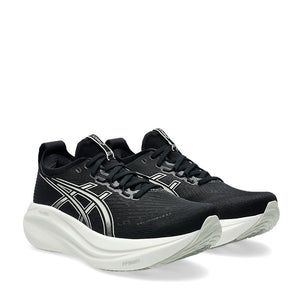 Asics Gel Nimbus 27 Women Black white נעלי ריצה ג`ל נימבוס 27 לנשים