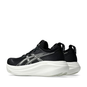 Asics Gel Nimbus 27 Women Black white נעלי ריצה ג`ל נימבוס 27 לנשים
