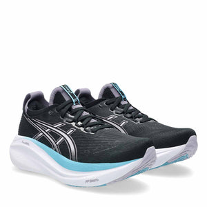 Asics Gel Nimbus 27 Women Black Dusk Violet נעלי ריצה ג`ל נימבוס 27 לנשים