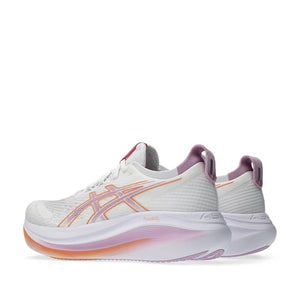 Asics Gel Nimbus 27 Women White Light Ube אסיקס נימבוס לנשים