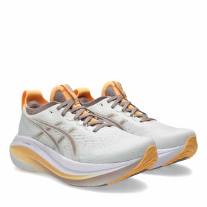 Asics Gel Nimbus 27 Women White Fawn נעלי ריצה ג`ל נימבוס 27 לנשים