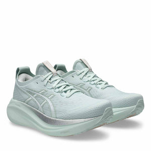 Asics Gel Nimbus 27 Women Pure Aqua White נעלי ריצה ג`ל נימבוס 27 לנשים