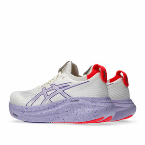 AsicsGel Nimbus 27 Tokyo Women Cream Edo Purple נעלי ריצה ג'ל נימבוס 27 טוקיו נשים
