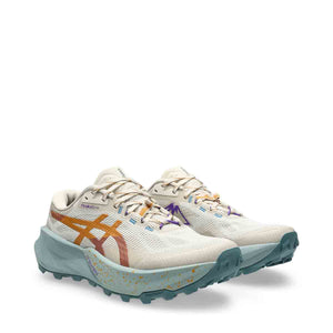 Asics Trabuco 14 Women Oatmeal Sandstorm נעלי ריצה לשטח לנשים