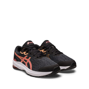 Asics GT 1000 11 GS Kids Black Papaya נעלי אסיקס ילדים