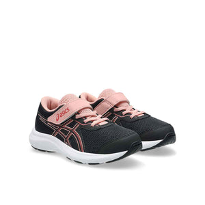 Asics Gel Contend 9 PS Kids Black Dark Pink Clay נעלי ריצה ג'ל קונטנד 9 לילדים