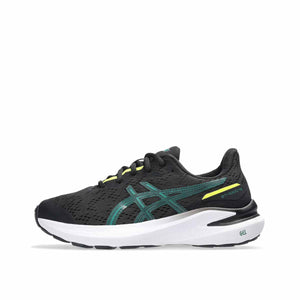 Asics GT 1000 13 GS Kids Black Jasper Green נעלי ריצה ג'י טי 1000 לילדים