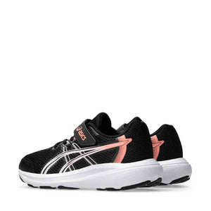 Asics Contend 10 PS Kids Black Sun Coral נעלי ריצה לילדים