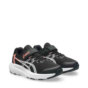 Asics Contend 10 PS Kids Black Sun Coral נעלי ריצה לילדים