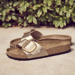 Birkenstock Madrid Big Buckle Graceful Taupe בירקנשטוק כפכפי נשים מדריד אבזם טיופ