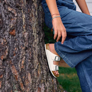 בירקנשטוק כפכפי ילדים אריזונה Birkenstock Arizona Kids BF White