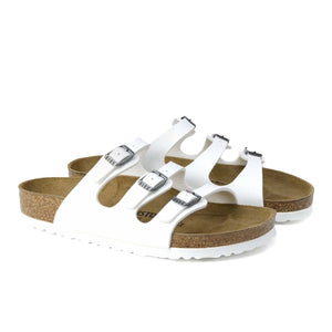 Birkenstock Florida BS White כפכפי בירקנשטוק פלורידה לבן לנשים
