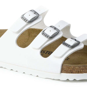 Birkenstock Florida BS White כפכפי בירקנשטוק פלורידה לבן לנשים