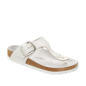 Birkenstock Gizeh Big Buckle White כפכפי בירקנשטוק גיזה אבזם לבן