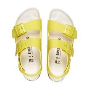 Birkenstock Milano BS Lime Sour בירקנשטוק סנדלי נשים מילאנו צהובות