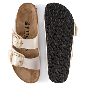 Birkenstock Arizona Big Buckle Graceful Pearl White בירקנשטוק כפכפי נשים