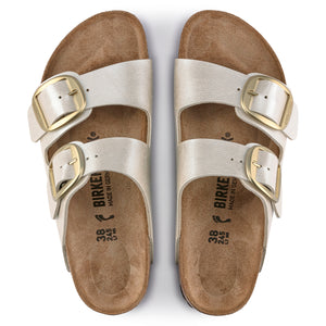 Birkenstock Arizona Big Buckle Graceful Pearl White בירקנשטוק כפכפי נשים