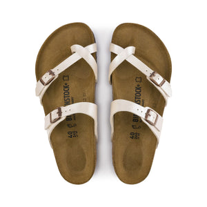 Birkenstock Mayari Graceful Pearl White כפכפי בירקנשטוק לנשים מיארי לבן פנינה