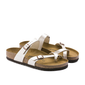 Birkenstock Mayari Graceful Pearl White כפכפי בירקנשטוק לנשים מיארי לבן פנינה