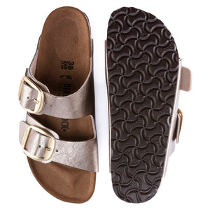 Birkenstock Arizona Big Buckle Graceful Taupe בירקנשטוק כפכפי נשים