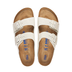 Birkenstock Arizona BS Modern Suede Antique White כפכפי בירקנשטוק לנשים