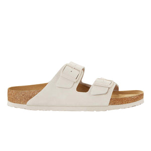 Birkenstock Arizona BS Modern Suede Antique White כפכפי בירקנשטוק אריזונה זמש לבן יוניסקס