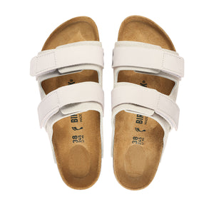 Birkenstock Uji Antique White כפכפי בירקנשטוק אוג'י לבן אנטיק