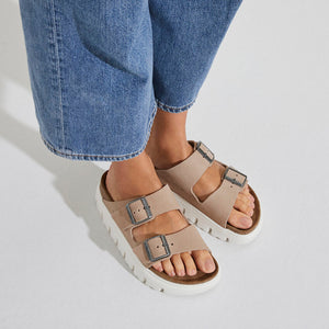 Birkenstock Arizona PAP Chunky Warm Sand כפכפי בירקנשטוק אריזונה צאנקי סנד לנשים