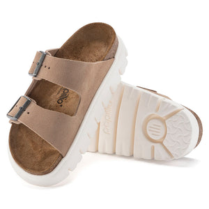 Birkenstock Arizona PAP Chunky Warm Sand כפכפי בירקנשטוק אריזונה צאנקי סנד לנשים