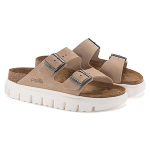 Birkenstock Arizona PAP Chunky Warm Sand כפכפי בירקנשטוק אריזונה צאנקי סנד לנשים