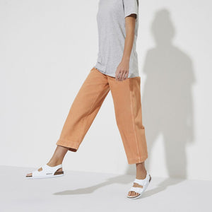 Birkenstock Milano Birko-Flor Triples White בירקנשטוק סנדלי נשים מילאנו לבן