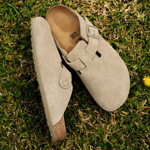 בירקנשטוק כפכפי יוניסקס בוסטון חאקי Birkenstock Boston Faded Khaki