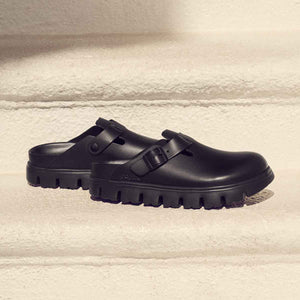 Birkenstock Boston Chunky EXQ LE Black כפכפי בירקנשטוק בוסטון צאנקי שחור