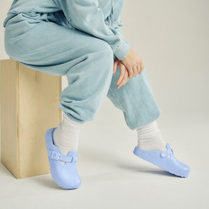 Birkenstock Boston EVA Dusty Blue כפכפי בירקנשטוק יוניסקס בוסטון תכלת