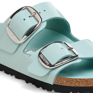 Birkenstock Arizona Big Buckle High Shine Surf Green בירקנשטוק כפכפי נשים