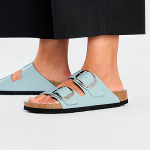 Birkenstock Arizona Big Buckle High Shine Surf Green בירקנשטוק כפכפי נשים