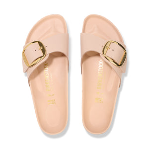 Birkenstock Madrid Big Buckle High Shine New Beige כפכפי בירקנשטוק מדריד אבזם בז