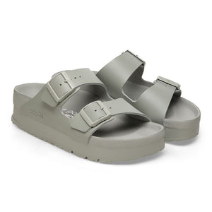 Birkenstock Arizona PAP Flex Platform Mineral Gray אריזונה פלקס פלטפורם אפור