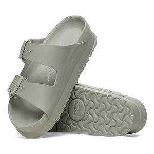Birkenstock Arizona PAP Flex Platform Mineral Gray אריזונה פלקס פלטפורם אפור