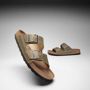 Birkenstock Arizona BS Faded Khaki כפכפי אריזונה חאקי לנשים