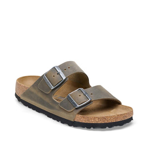 Birkenstock Arizona BS Faded Khaki כפכפי אריזונה חאקי לנשים