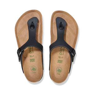 Birkenstock Gizeh PAP Flex Platform Black כפכפי בירקנשטוק לנשים גיזה פלטפורם שחור