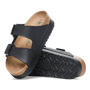 Birkenstock Arizona PAP Flex Platform Black כפכפי בירקנשטוק לנשים אריזונה פלקס שחור